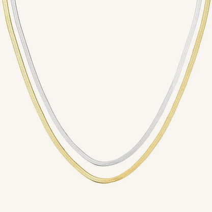 Rosefield Duo Snake Necklace JNSCD J676