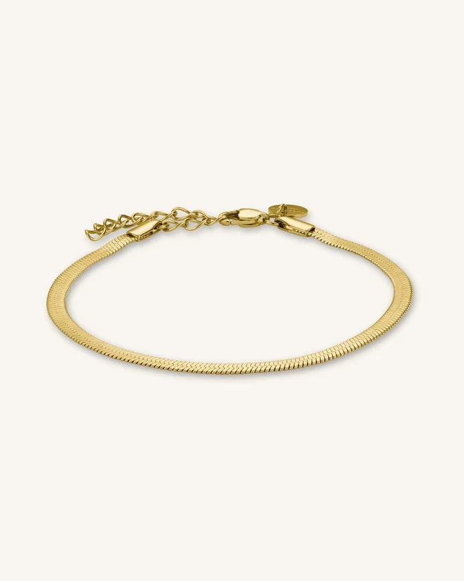 Rosefield Snake Bracelet Gold JTBFS3G J378