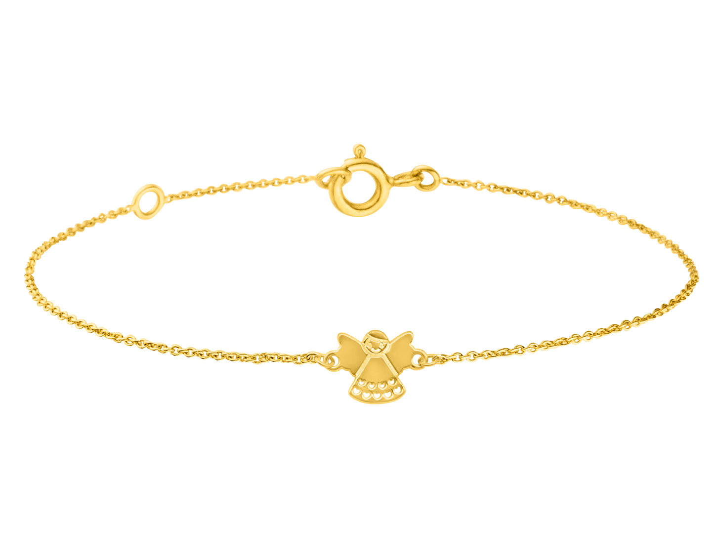 9ct Gold Child's Angel Bracelet GB463