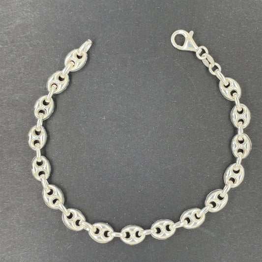 Sterling Silver Gucci Link Bracelet KZ003B