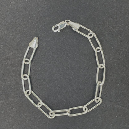 Sterling Silver Paper Link Bracelet KZ140B