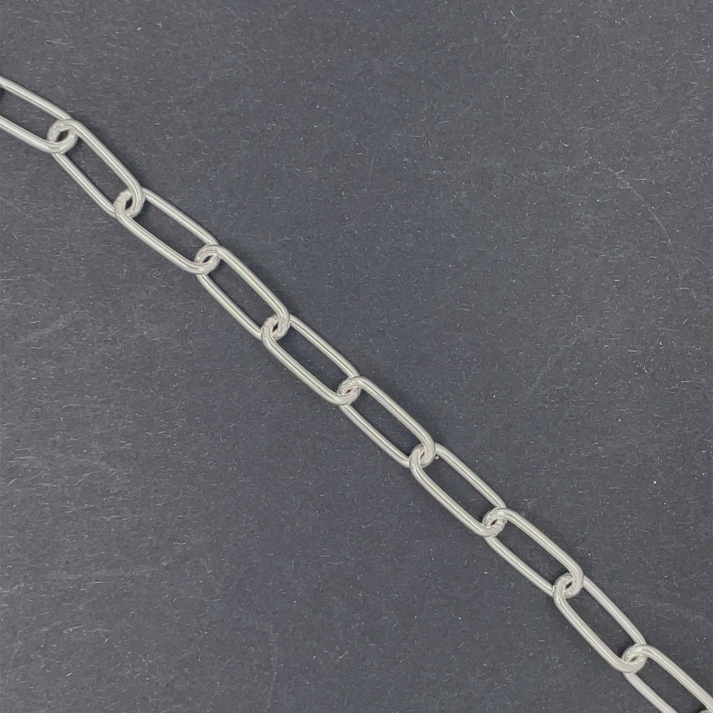 Sterling Silver Paper Link Bracelet KZ140B