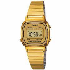 Casio Vintage Gold Women's Digital Watch LA670WEGA-9EF