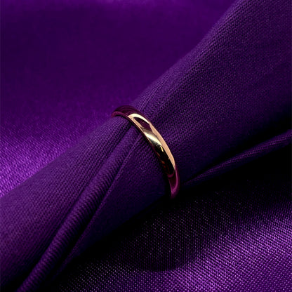 9ct Gold Ladies 2.5mm Court Wedding Ring GW389