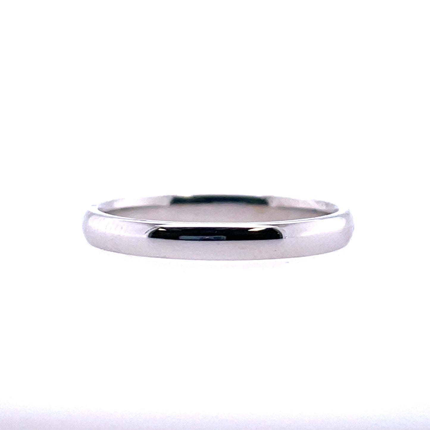 9ct White Gold 2.5mm Court Wedding Band GW392