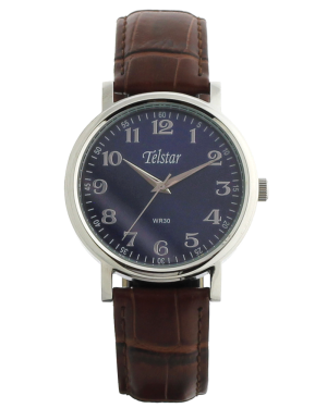 Telstar Men's Full Figure Blue Dial Watch M1057 LSL