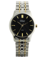 Telstar Men's Steel Two-tone Black Bracelet Watch M1062 BXK