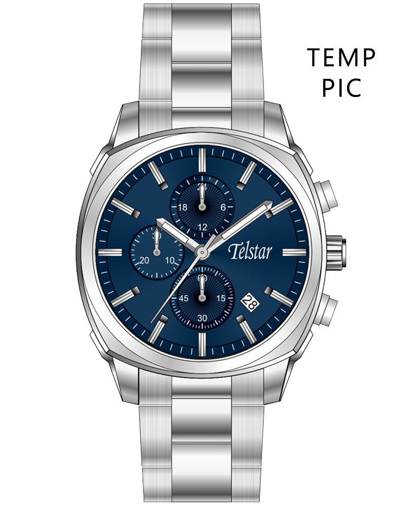 Telstar Men's Monza Chronograph Bracelet Watch M3011 BSL