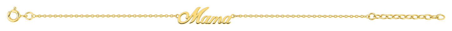Bijoux D'Or 18ct Gold-Plated Mama Bracelet MAMAPB