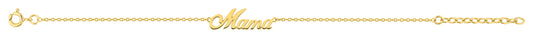 Bijoux D'Or 18ct Gold-Plated Mama Bracelet MAMAPB