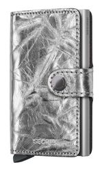 Secrid Miniwallet Crunch Silver Leather