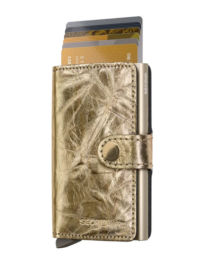 Secrid Miniwallet Crunch Gold Leather