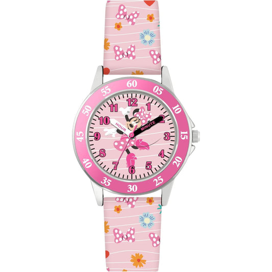 Minnie Mouse Time Teacher Strap Watch MN9101