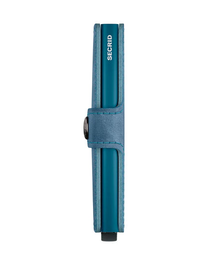 Secrid Miniwallet Vintage Teal Leather