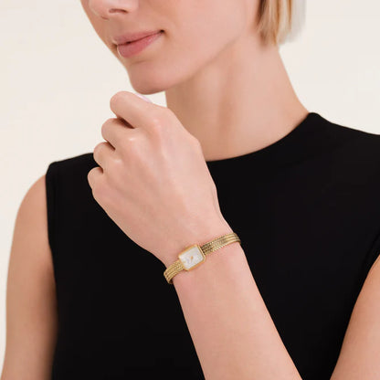 Rosefield Mini Octagon Gold Watch MWGMG-M01