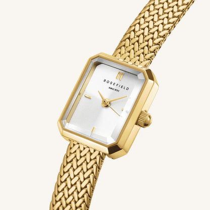 Rosefield Mini Octagon Gold Watch MWGMG-M01