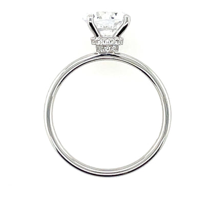 Sterling Silver CZ Solitaire Ring N2166