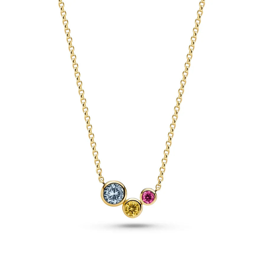 SIF JAKOBS  Necklace Sardinien Tre SJ-N2631-XCZ-YG
