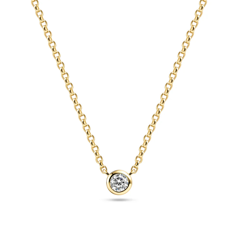 SIF JAKOBS  Necklace Sarzana Uno SJ-N2632-CZ-YG