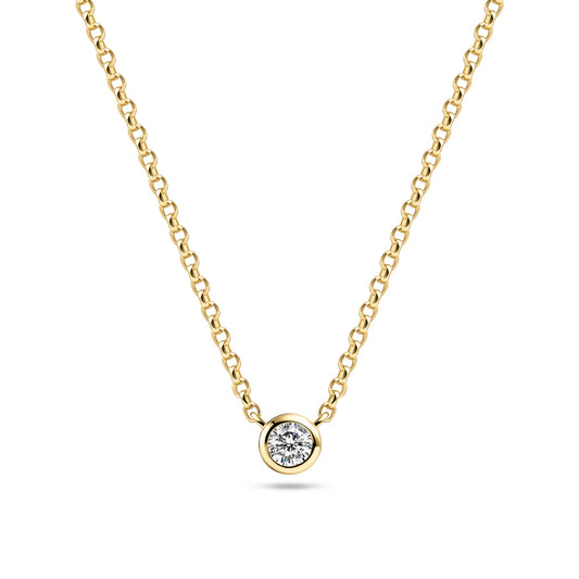 SIF JAKOBS  Necklace Sarzana Uno SJ-N2632-CZ-YG