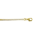 Sterling Silver 18ct Gold Claw Set CZ Tennis Line Bracelet N8054