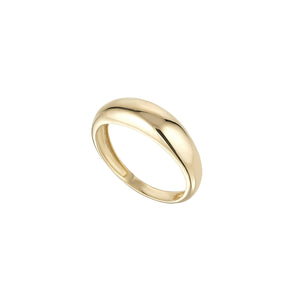 9ct Yellow Gold Domed Ring GR397