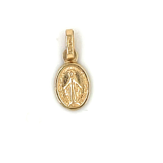 9ct Gold Tiny Miraculous Medal GP788