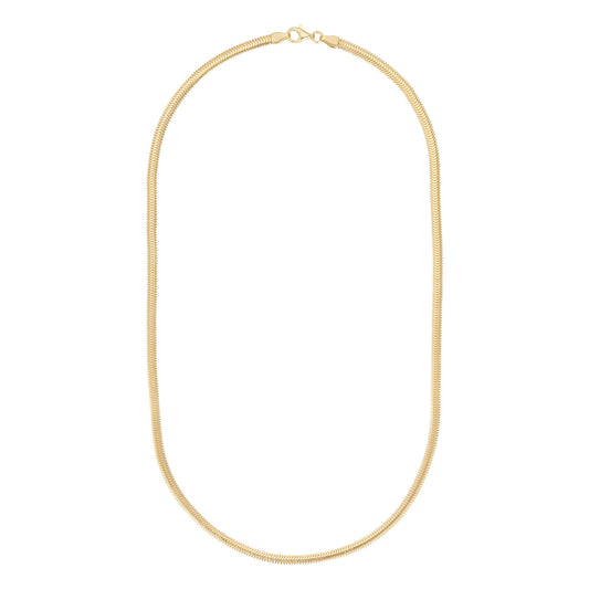 10ct Gold Omega Flat Chain GC606