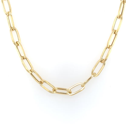 9ct Gold 78cm Paperlink Necklet GC603