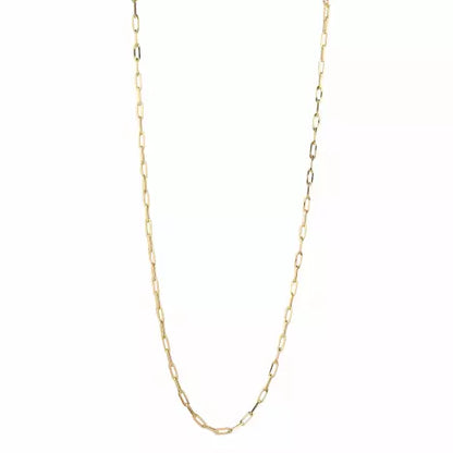 9ct Gold 78cm Paperlink Necklet GC603