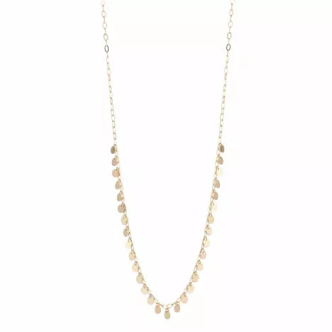 9ct Gold Raindrops Necklet GN169