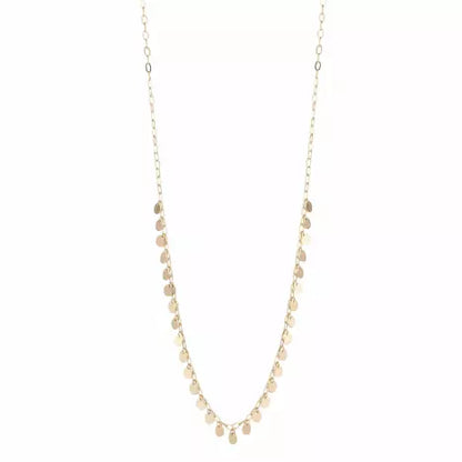 9ct Gold Raindrops Necklet GN169