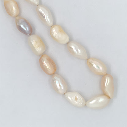 Baroque Pearl 12-14mm Necklace 9ct Gold Clasp