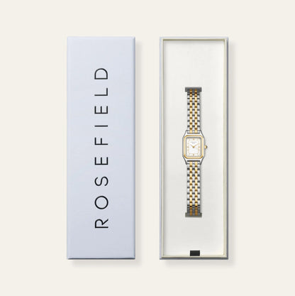 Rosefield Ivy White Duotone Watch OCWDSD-OC03