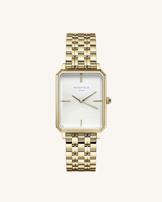 Rosefield Octogon Gold Watch OCWSG-O40