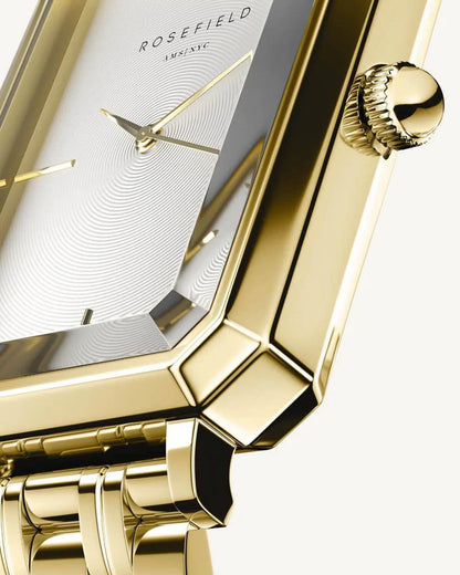 Rosefield Octogon Gold Watch OCWSG-O40