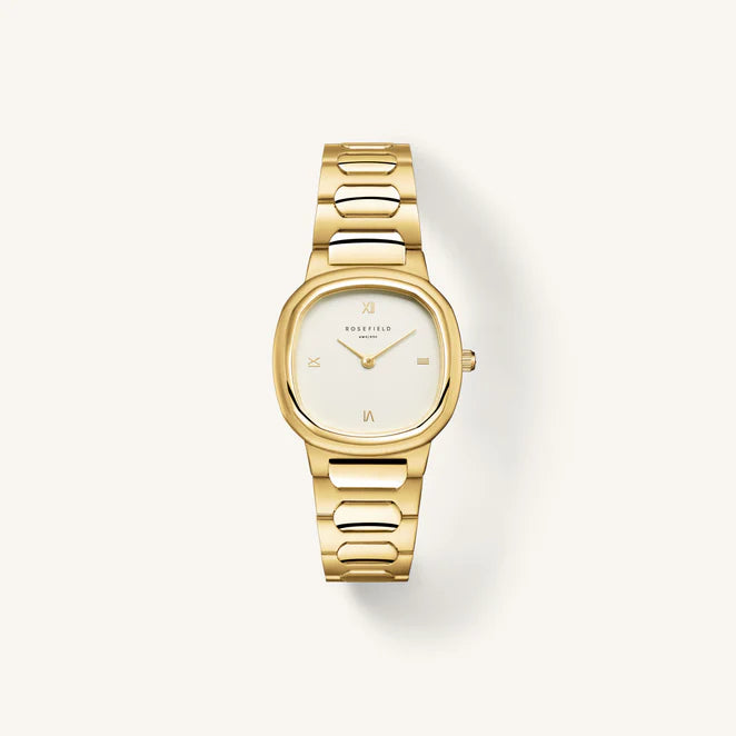 Rosefield Gaia Creme Gold Watch ORCDSD-OR01