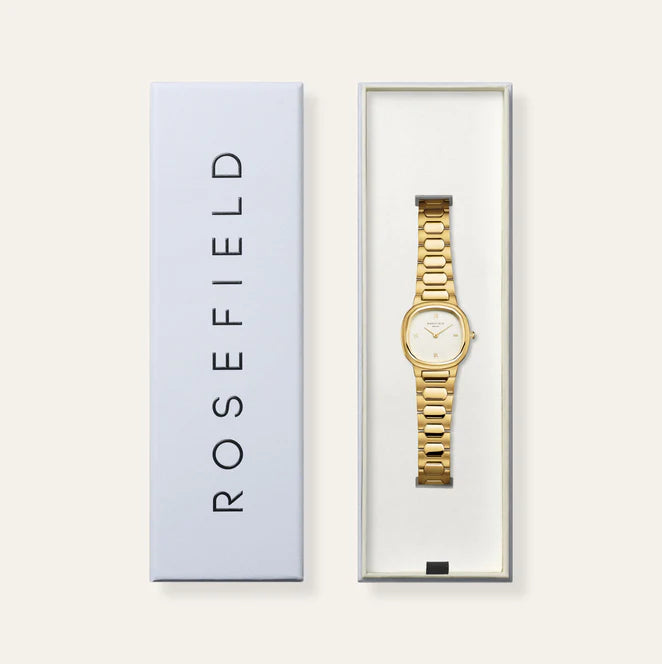 Rosefield Gaia Creme Gold Watch ORCDSD-OR01
