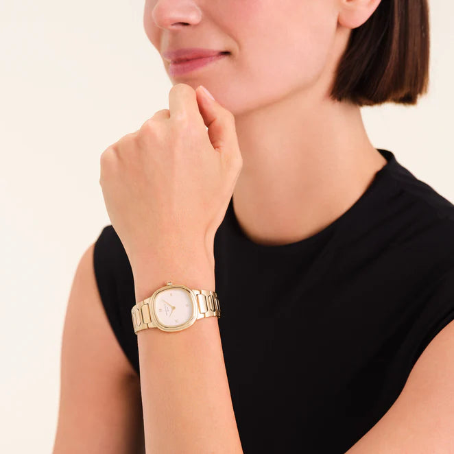 Rosefield Gaia Creme Gold Watch ORCDSD-OR01