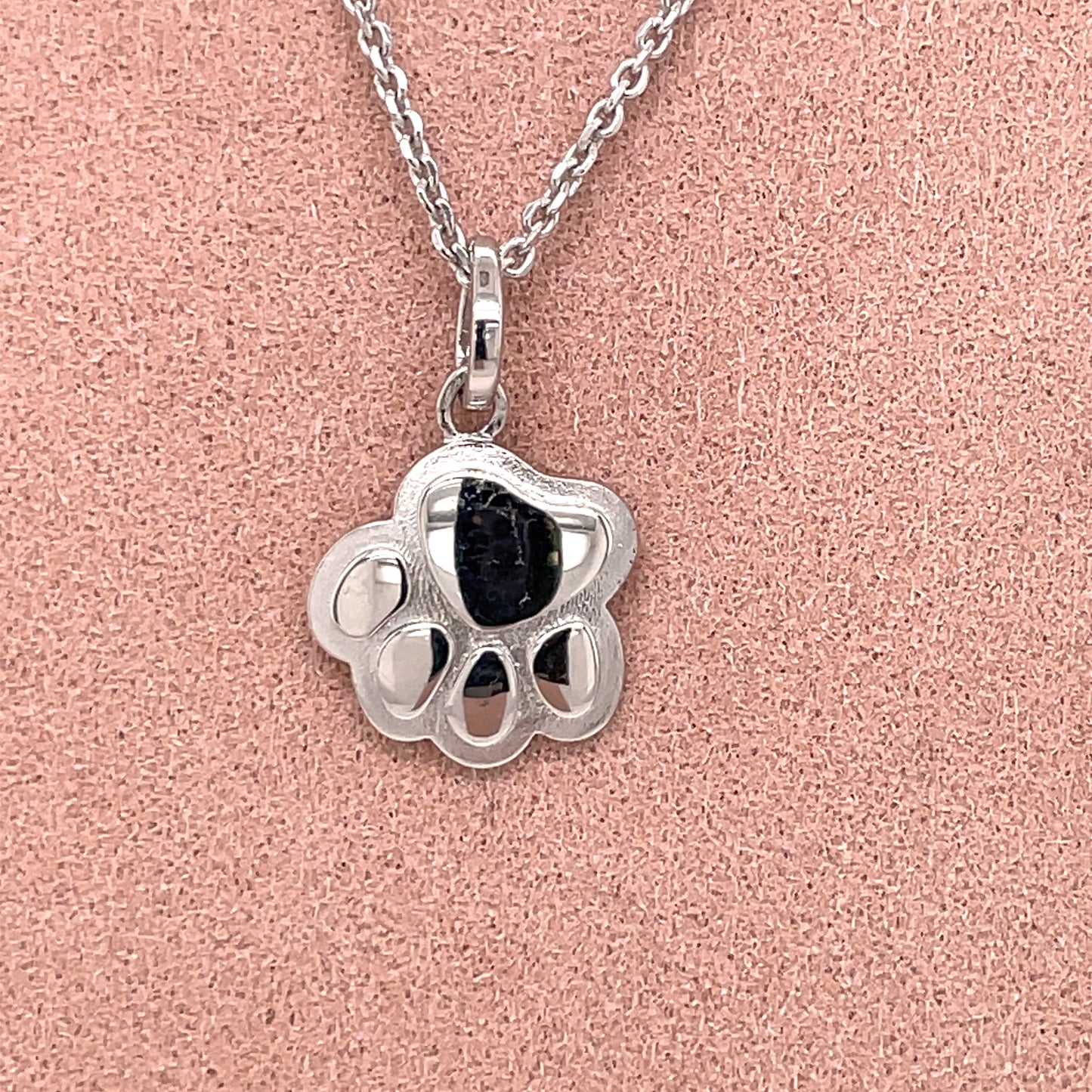 Sterling Silver Pet Paw Pendant P122