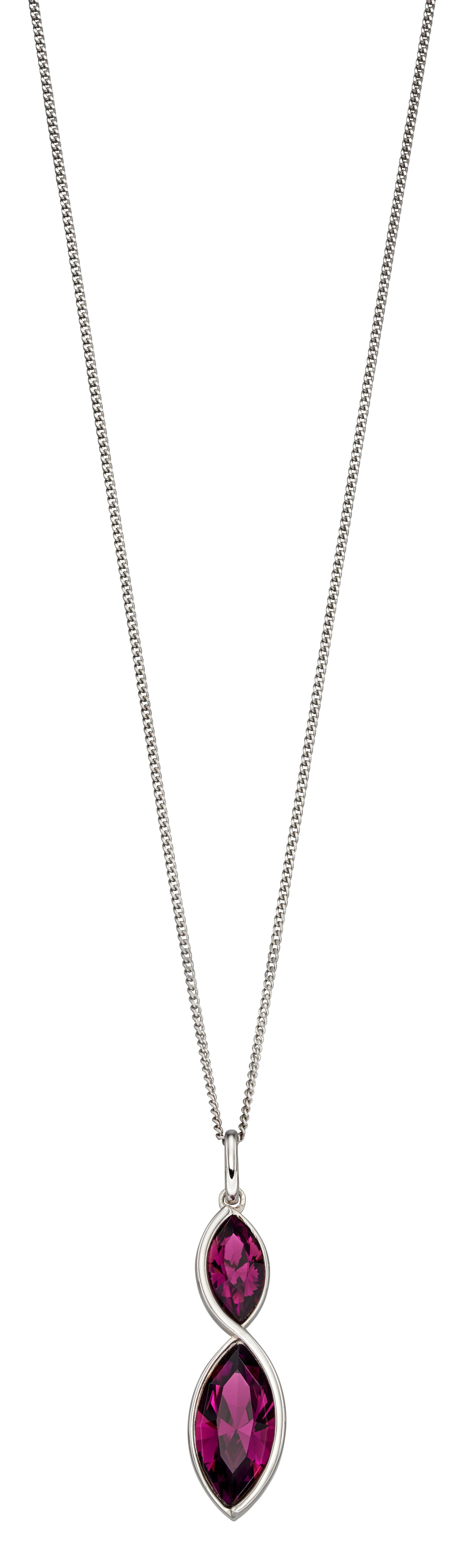 Fiorelli Navette Crystal Twist Pendant P4799M