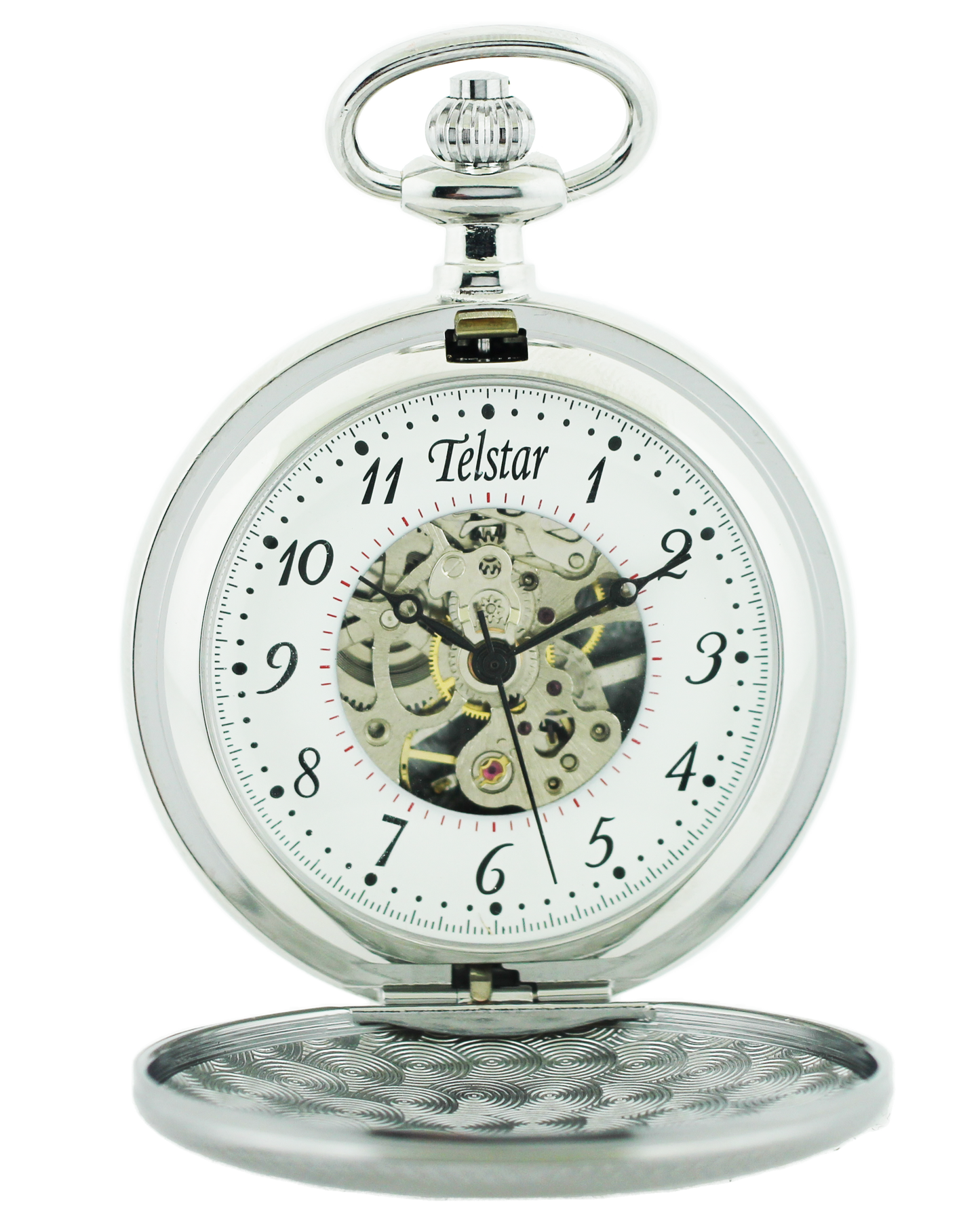 Telstar Mechanical Skeleton Pocket Watch P9022 CSW