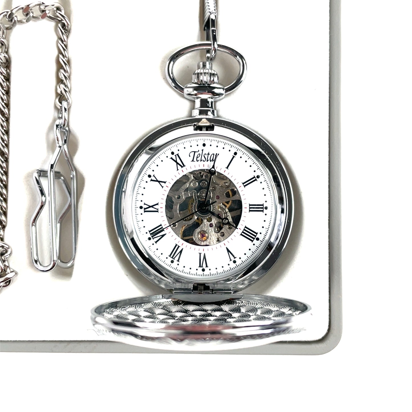 Telstar Mechanical Skeleton Pocket Watch  P9022 CSV