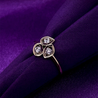 9ct Gold CZ Dress Ring GRZ397