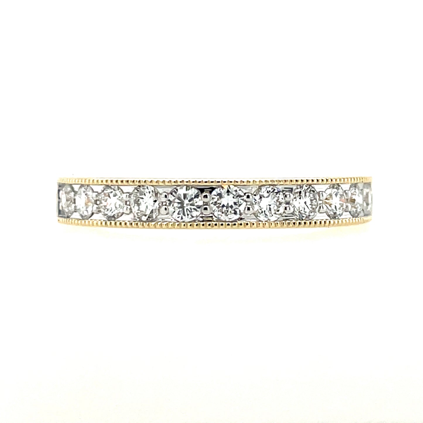 9ct Yellow Gold Lab Grown Diamond Eternity Ring 0.50ct X159