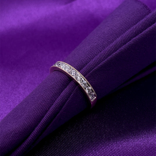 9ct Yellow Gold Lab Grown Diamond Eternity Ring 0.50ct X159