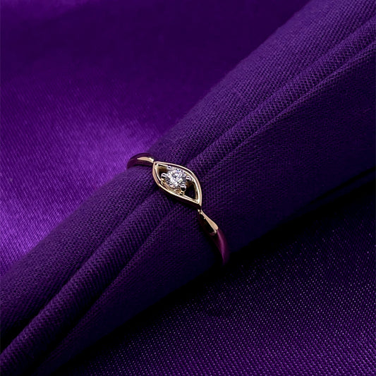 9ct Gold CZ Dress Ring GRZ398