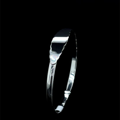 Silver Baby Bangle SB503