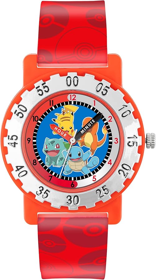 Pokemon Time Teacher Strap Watch POK4194
