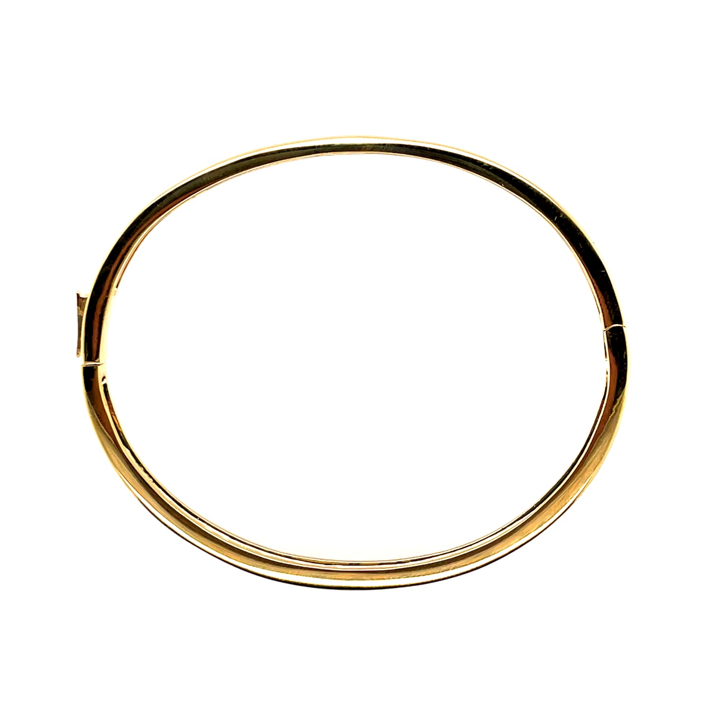Bijoux D'Or 18ct Gold-Plated Channel-set CZ Bangle PSBC73Z